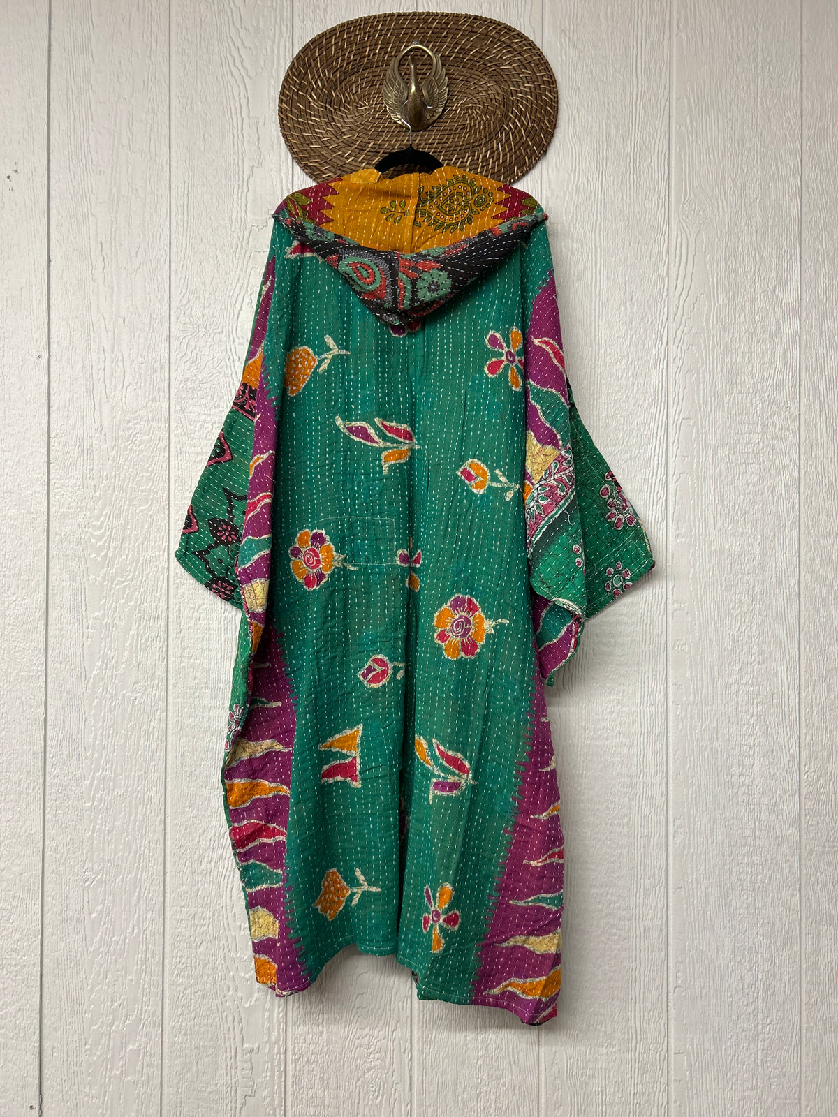 Pareo Kantha Gaia Hooded Maxi 1026 128