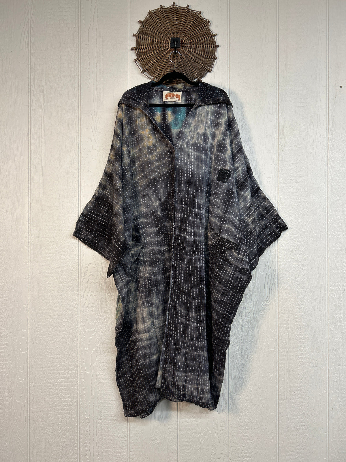 Pareo Kantha Gaia Hooded Maxi 1026 186