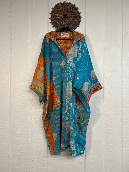 Pareo Kantha Gaia Hooded Maxi 1026 176