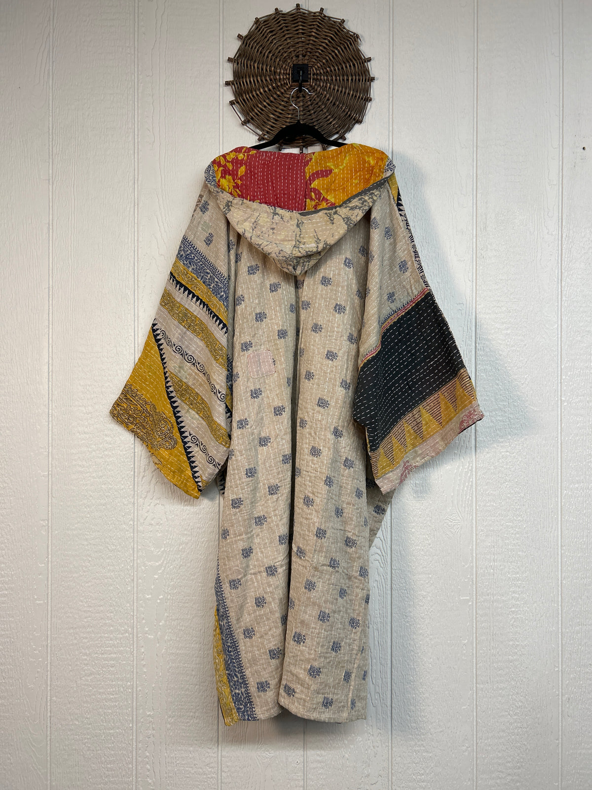 Pareo Kantha Gaia Hooded Maxi 1026 212
