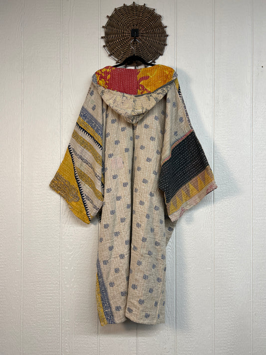 Pareo Kantha Gaia Hooded Maxi 1026 212