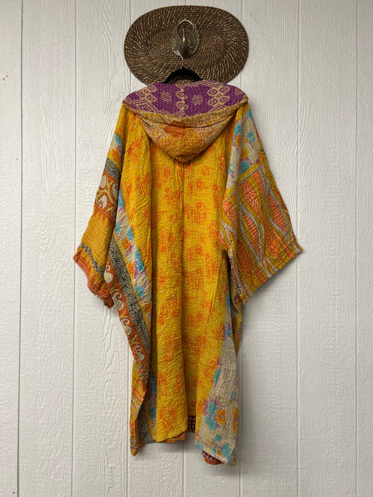 Pareo Kantha Gaia Hooded Maxi 1026 136