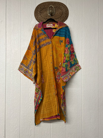 Pareo Kantha Gaia Hooded Maxi 1026 111