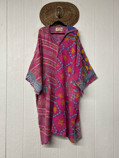 Pareo Kantha Gaia Hooded Maxi 1026 122