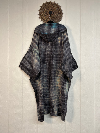 Pareo Kantha Gaia Hooded Maxi 1026 186