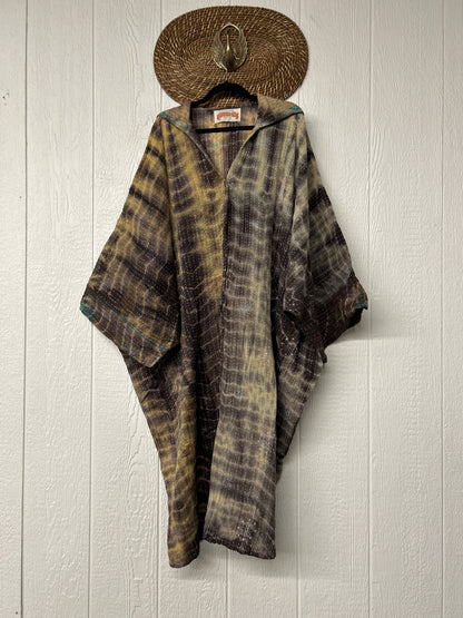 Pareo Kantha Gaia Hooded Maxi 1026 047