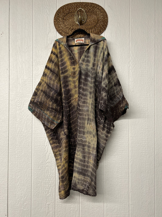 Pareo Kantha Gaia Hooded Maxi 1026 047
