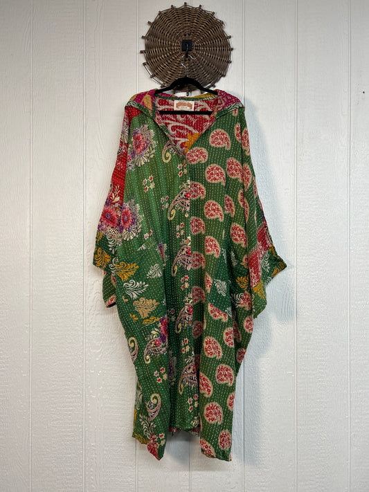 Pareo Kantha Gaia Hooded Maxi 1026 180