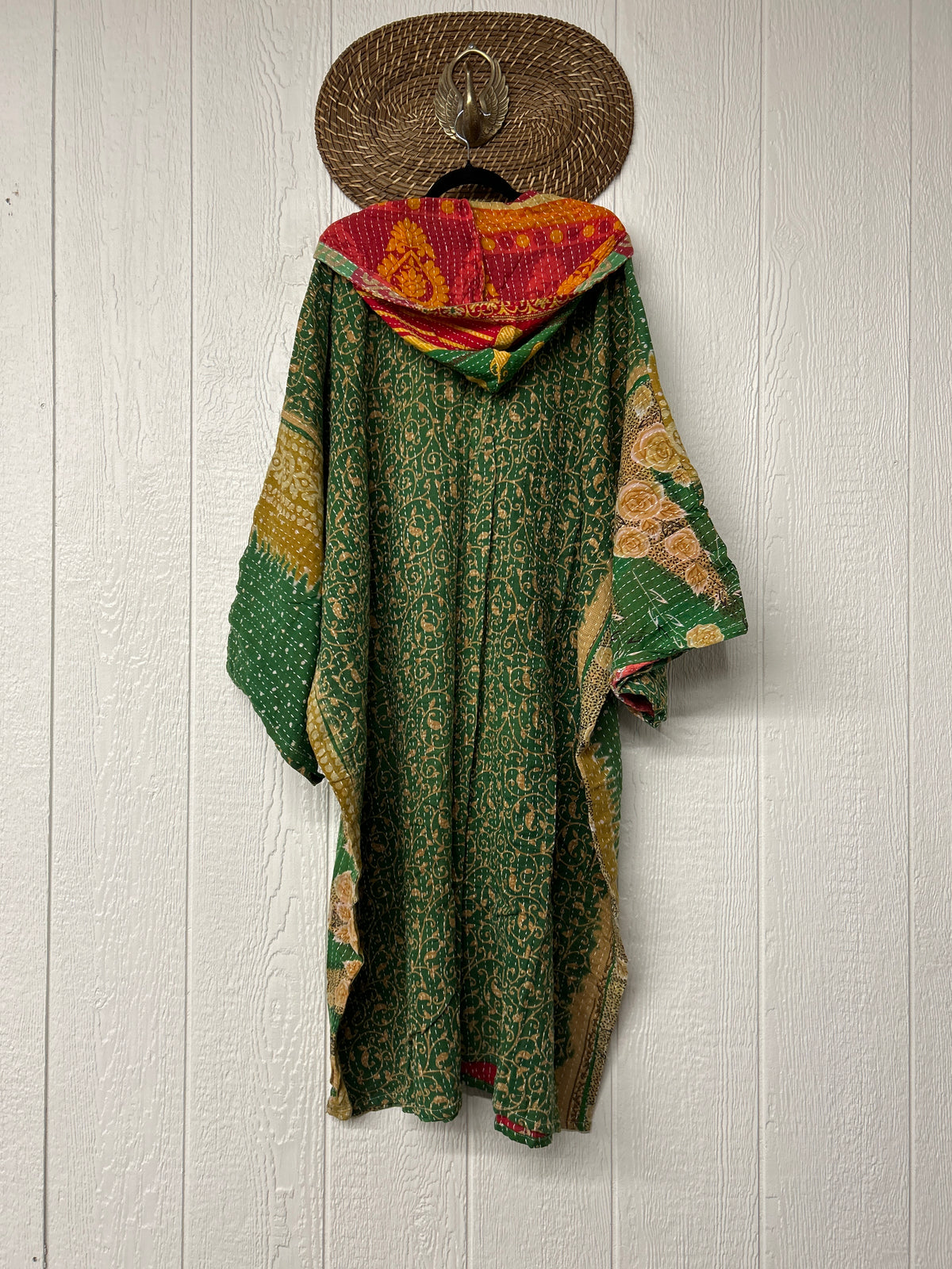 Pareo Kantha Gaia Hooded Maxi 1026 006