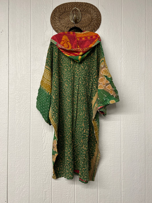 Pareo Kantha Gaia Hooded Maxi 1026 006