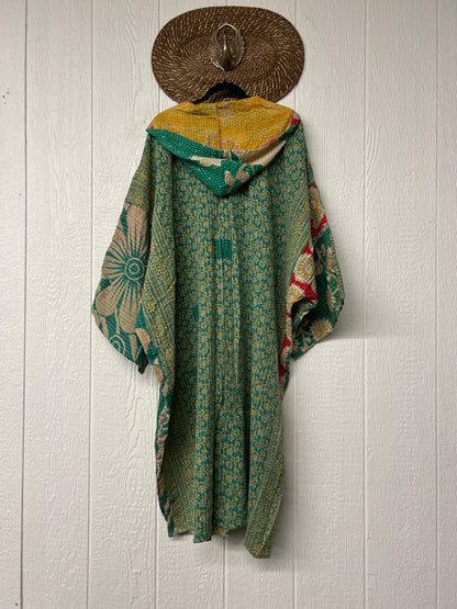 Pareo Kantha Gaia Hooded Maxi 1026 043