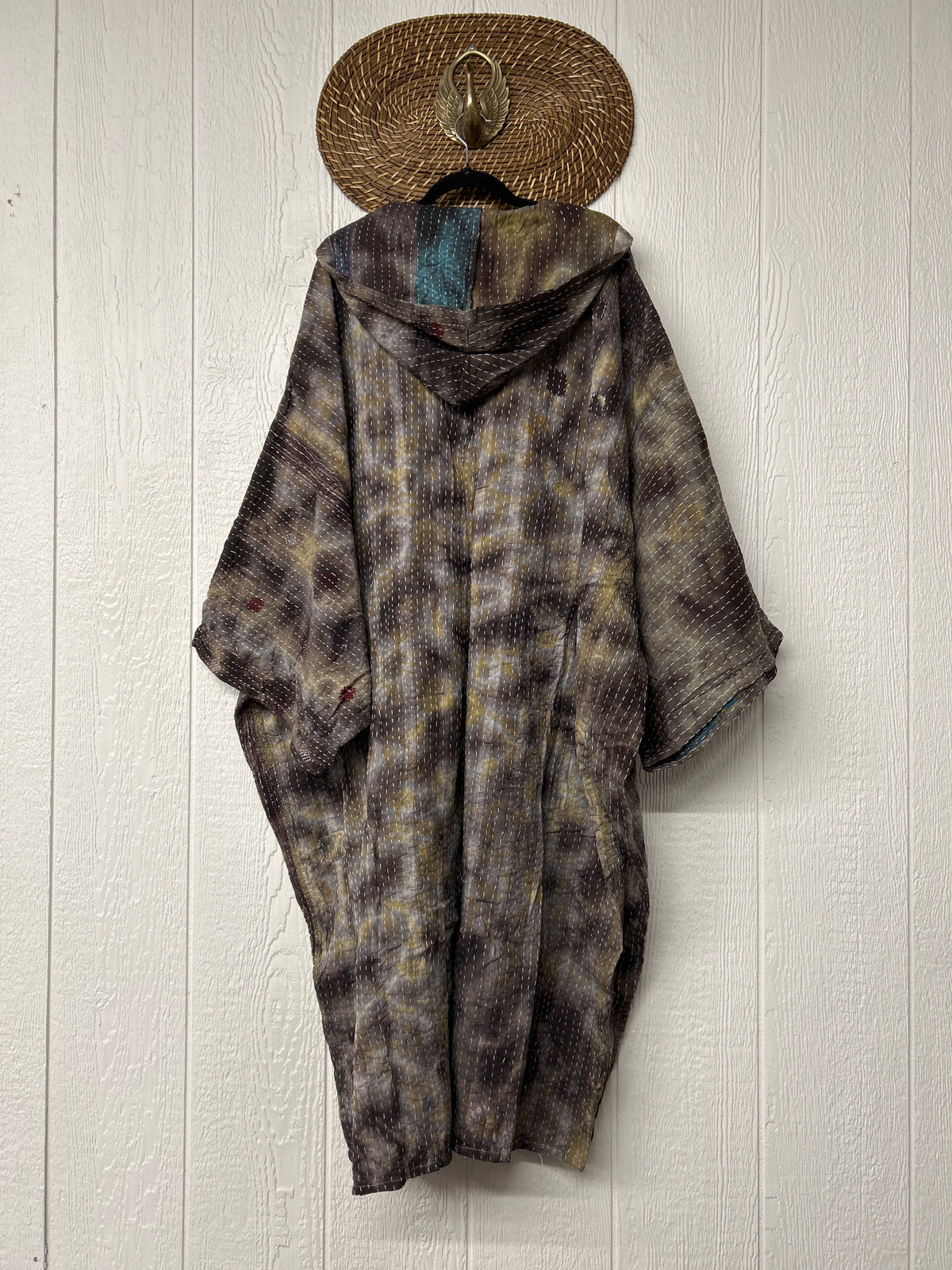 Pareo Kantha Gaia Hooded Maxi 1026 085