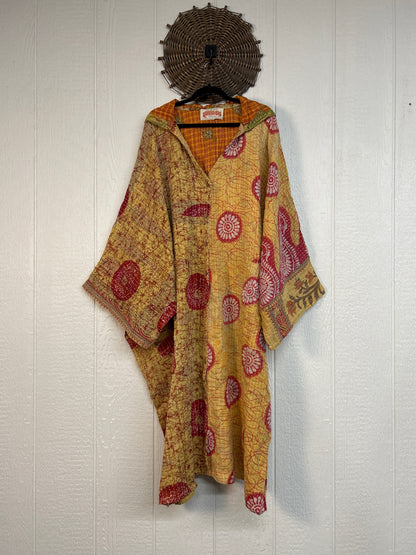 Pareo Kantha Gaia Hooded Maxi 1026 220