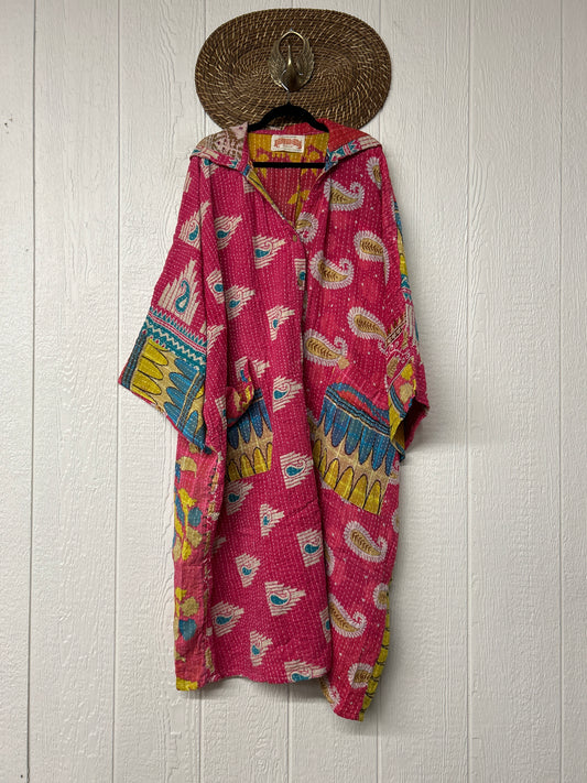 Pareo Kantha Gaia Hooded Maxi 1026 109