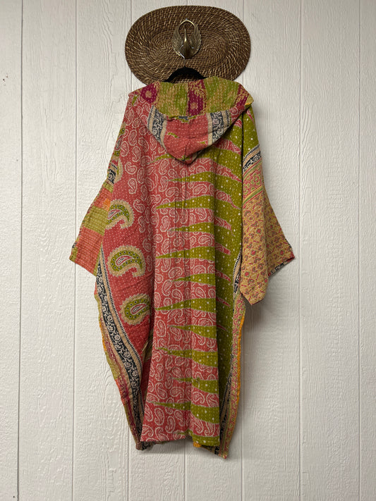 Pareo Kantha Gaia Hooded Maxi 1026 092