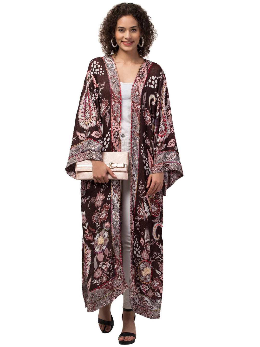 Cedar Star Thick Stitch Kimono Jacket - Kantha Bae