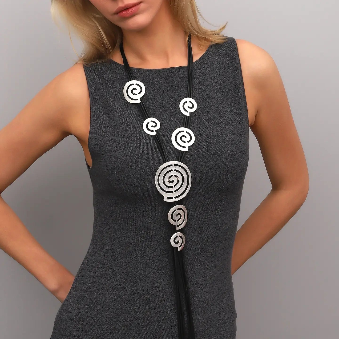Multi Spiral Necklace
