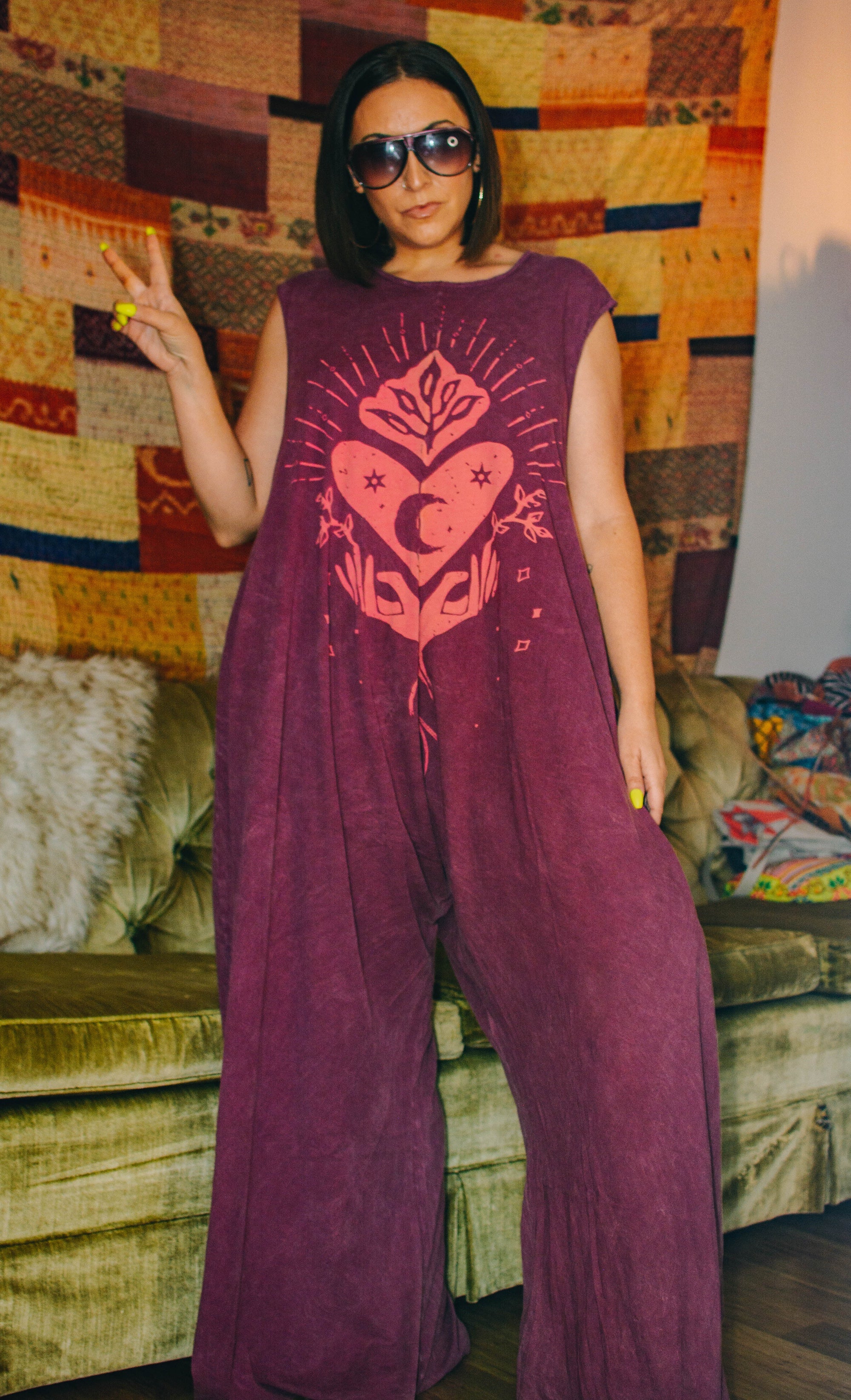 Aura retailer Burgundy Jumpsuit