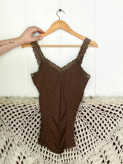 Lace Cami Toffee - Kantha Bae